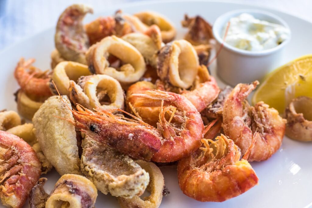 Fritto misto di pesce, specialità della laguna