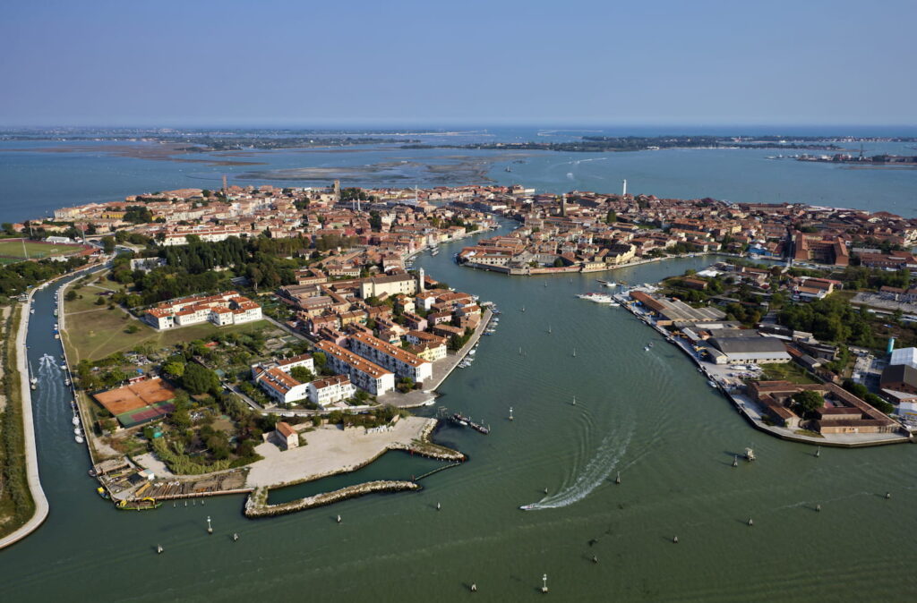 Vista aerea di Murano